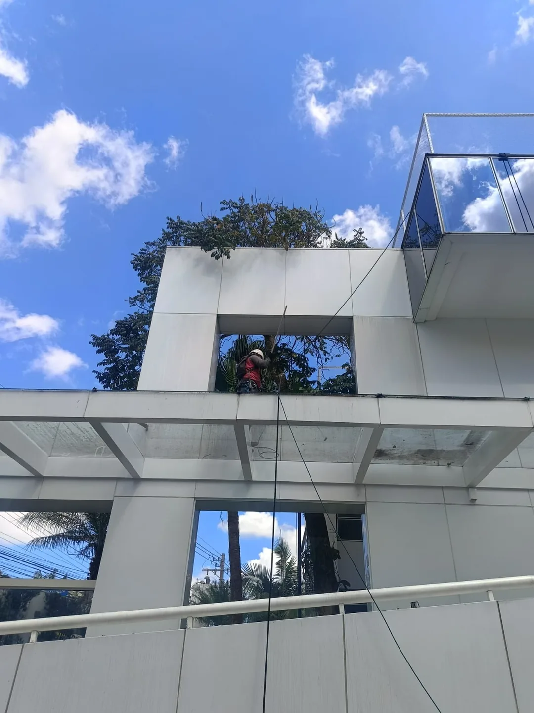 Limpeza de Fachada com Rapel